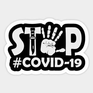 STOP COVID 19 Sticker